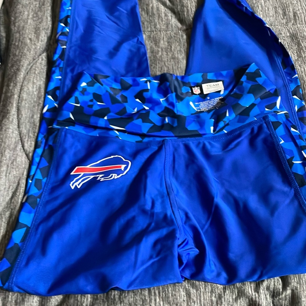 NFL Buffalo Bills Blue Patterned Leggings
